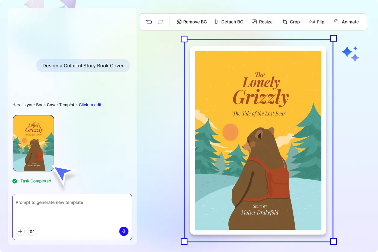 Free AI Book Cover Generator, Create Book Cover Images Online [ No Signup ]